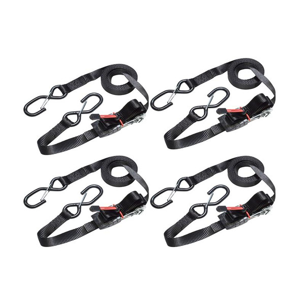 MLK3056E Master Lock Ratchet Tie-Down S-Hooks 4.25m 4 Piece