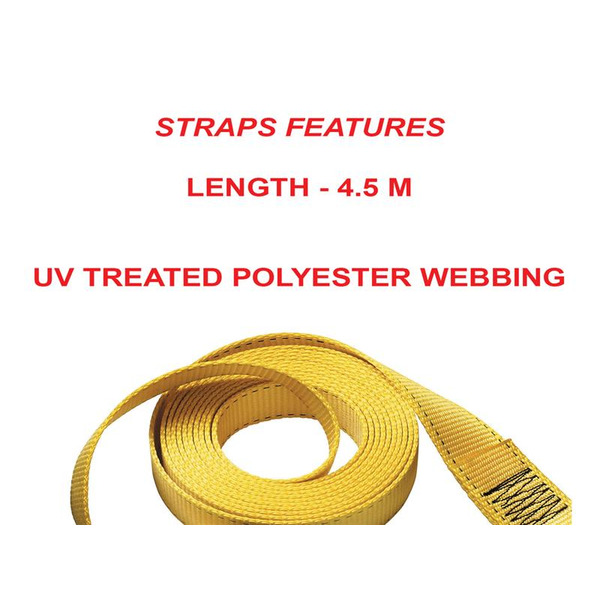 MLK3058E Master Lock Ratchet Tie-Down J-Hooks 4.50m