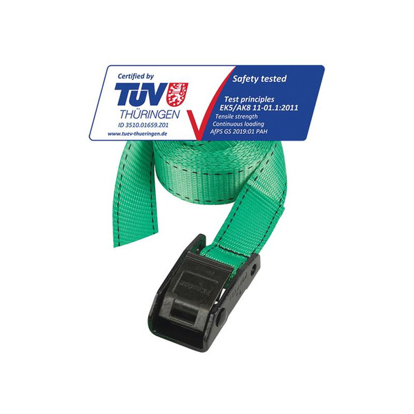 MLK3379ECOL Master Lock Lashing Strap with Metal Buckle, Coloured 5m 150kg (Pack 2)