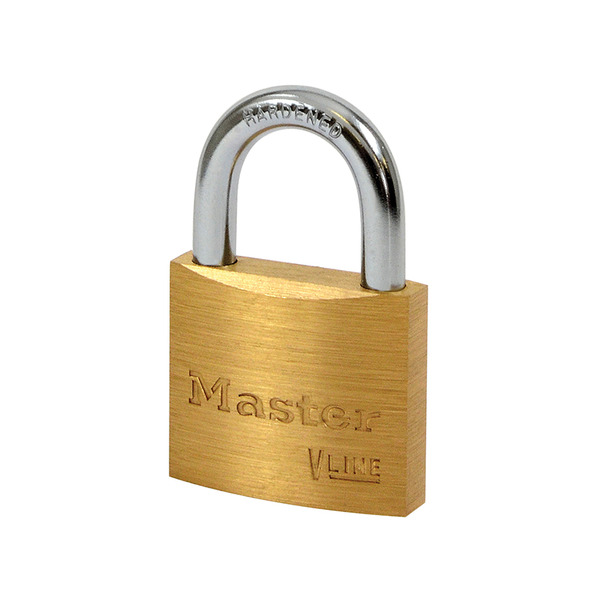 MLK4140KA2 Master Lock V Line Brass 40mm Padlock - Keyed Alike 4232