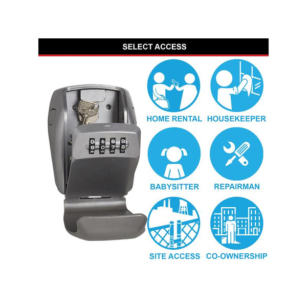 MLK5415EB Master Lock 5415E Wall-Mounted Reinforced Key Lock Box Bagged