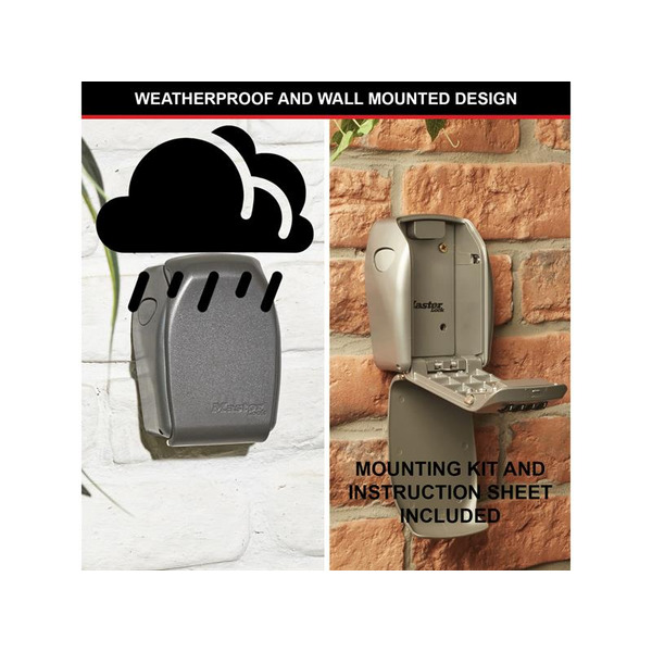 MLK5415EB Master Lock 5415E Wall-Mounted Reinforced Key Lock Box Bagged