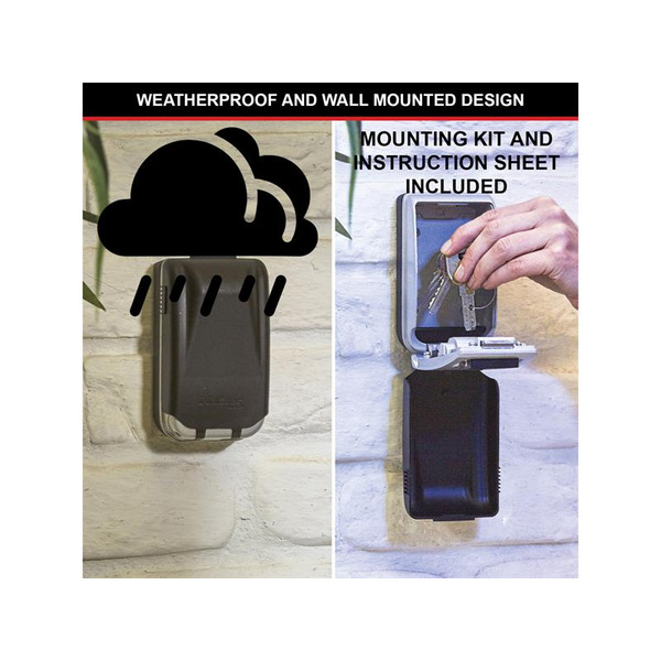 MLK5425E Master Lock 5425E Light Up Dial Select Access® Wall Mounted Key Box