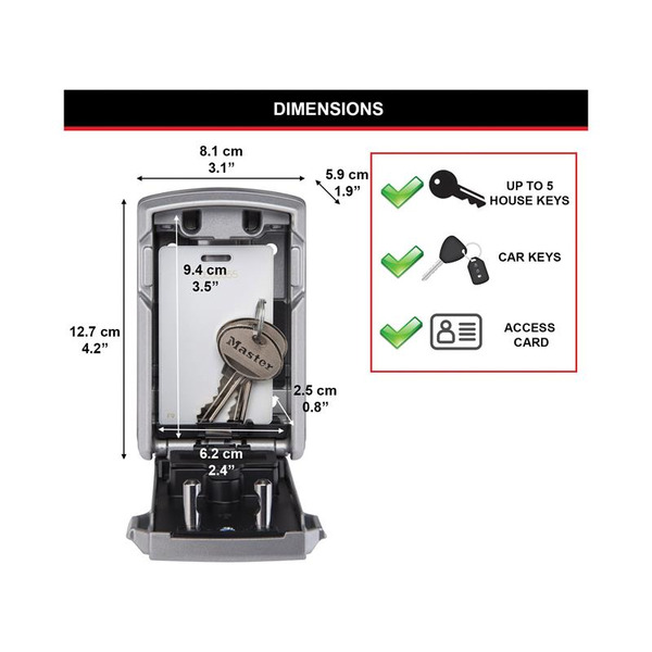MLK5441E Master Lock Select Access SMART™ Bluetooth Key Box - Large