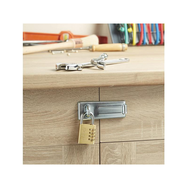 MLK604 Master Lock Brass Finish 40mm 4-Digit Combination Padlock