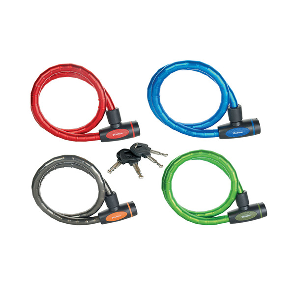 MLK8228E Master Lock Mixed Color Keyed Armoured Cable 1m x 18mm
