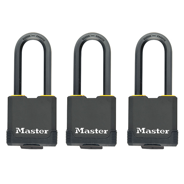 MLKM115TRILF Master Lock Excell™ Weather Tough 45mm Padlock 4-Pin- Keyed Alike x 3