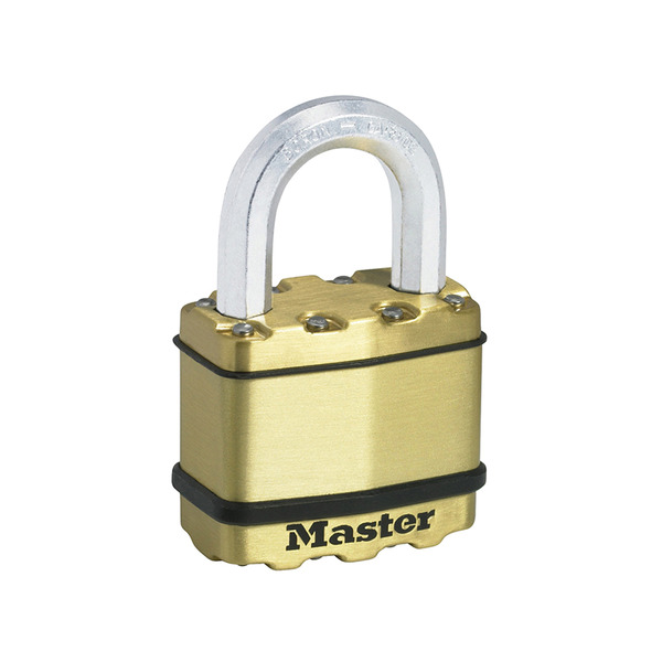 MLKM5B Master Lock Excell™ Brass Finish 50mm Padlock 4-Pin