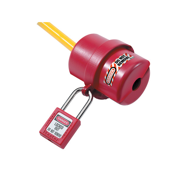 MLKS487 Master Lock Lockout Electrical Plug Cover Small for 120V - 240V