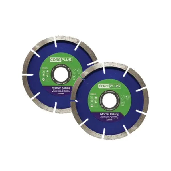 CorePlus CORDBMR125X2 MR125 Mortar Raking Diamond Blade 125mm Twin Pack