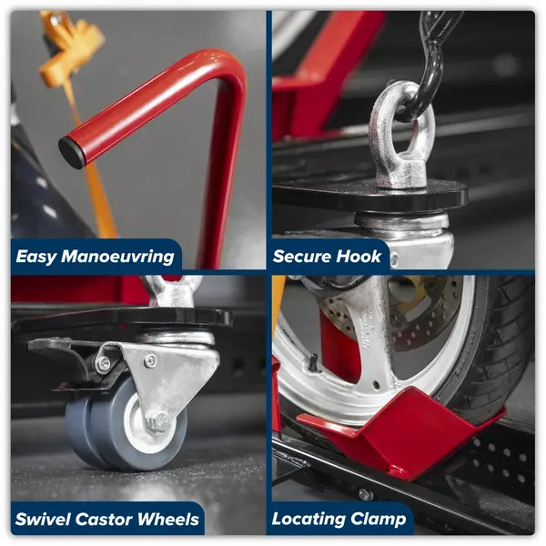 Sealey MS063V Motorcycle Upright Clamp Type Dolly