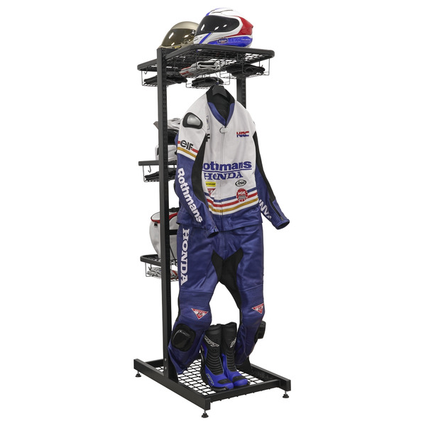 Sealey Freestanding Motorcycle Helmet & Gear Storage