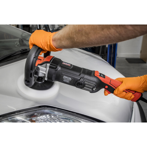 Sealey MS925PS 180mm Rotary Variable Speed Sander/Polisher 1400W/230V