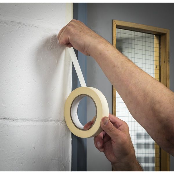 Sealey MTLB24 Premium Quality Masking Tape 24mm x 50m Pack of 36