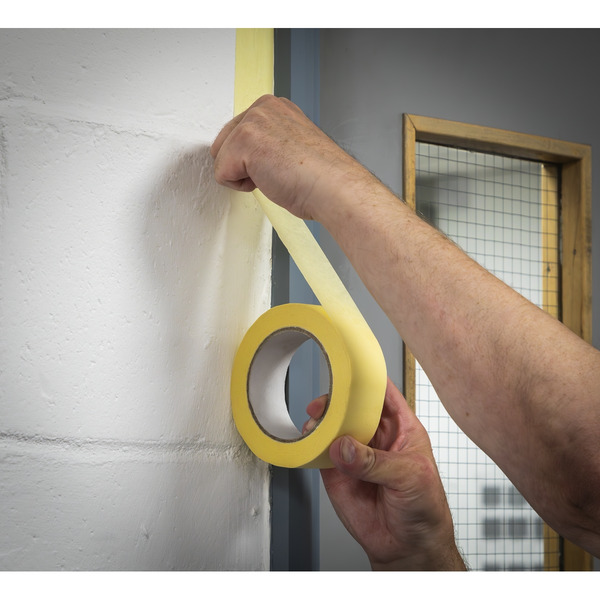 Sealey MTLB36 Premium Quality Masking Tape 36mm x 50m Pack of 24