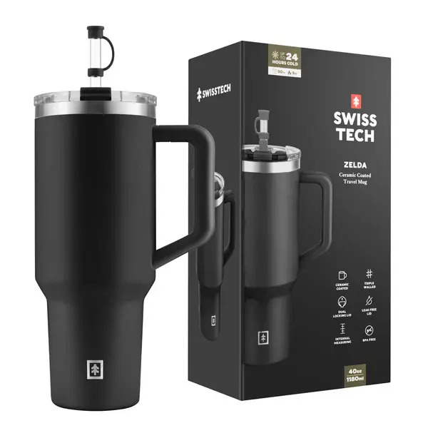 Swisstech ST078113 40oz / 110ml Mug - Black