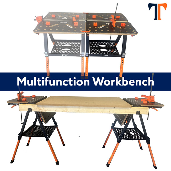 Tomahawk Multifunction Workbench with Quick Clamp and 4xBench Dogs