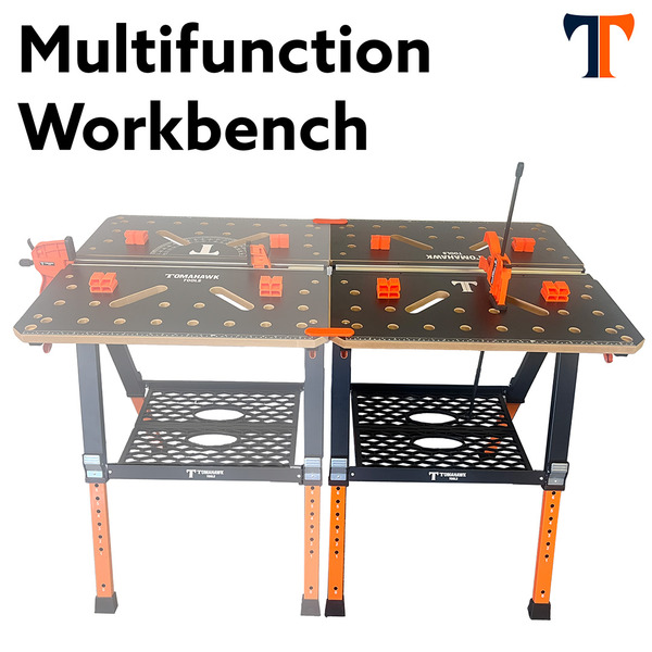 Tomahawk Multifunction Workbench with Quick Clamp and 4xBench Dogs