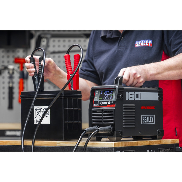 Sealey MMA/ARC Inverter Welder 160A & Battery Charger/Starter 200A 230V