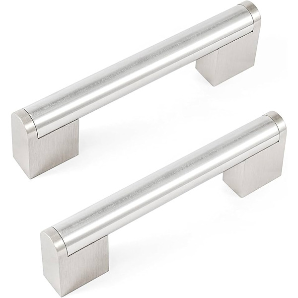 Eclipse 128 mm T Bar Cabinet Handle 2PK - Satin Nickel Plate - J95641