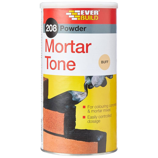 Everbuild 208 Powder Mortar Tone Buff 1KG - 489441