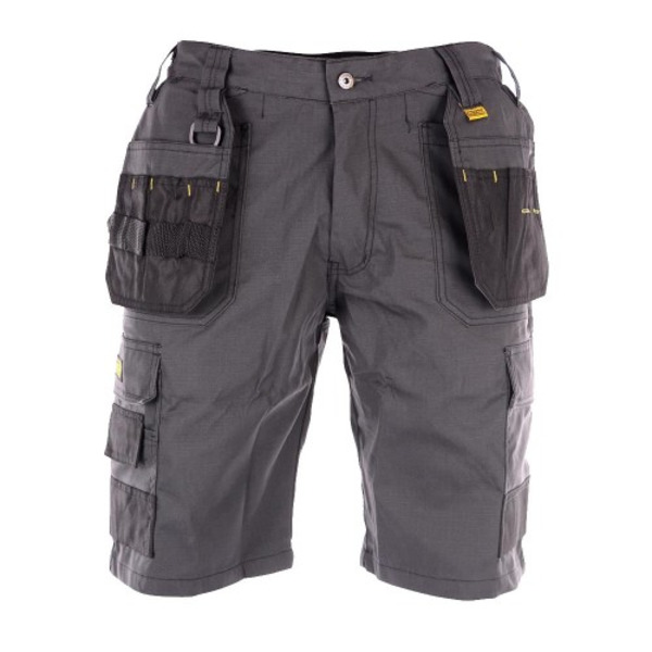 DeWALT CHEVERLEY SHORT 40 Power Tools Cheverley Lightweight Grey Polycotton Shorts Waist 40in