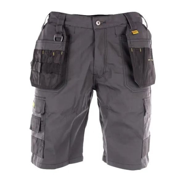 DeWALT CHEVERLEY SHORT 30 Power Tools Cheverley Lightweight Grey Polycotton Shorts Waist 30in