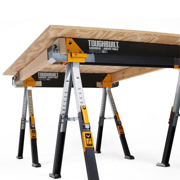 Toughbuilt 2-Pack C700 Sawhorse / Jobsite Tables