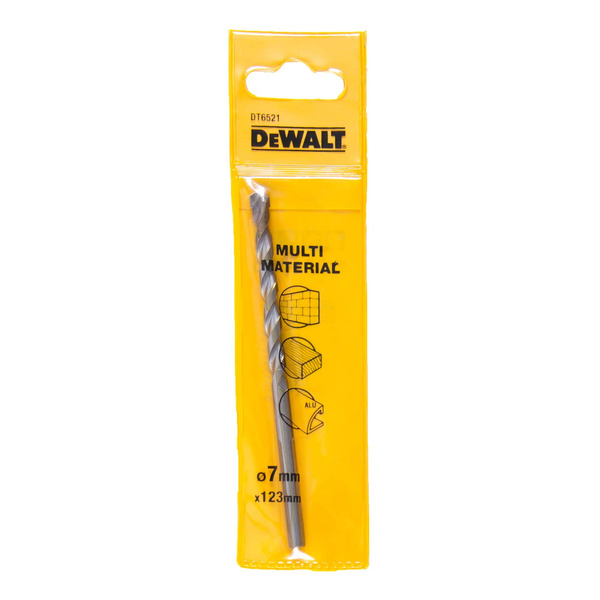 DeWalt Carbide Tipped Twist Drill Bit, 7mm x 123
