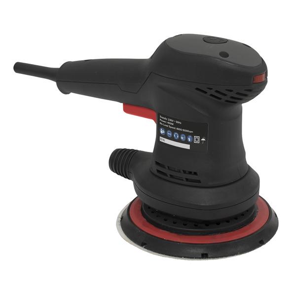 Sealey Premier 150mm Dual Action Variable Speed Electric Sander 400W/230V