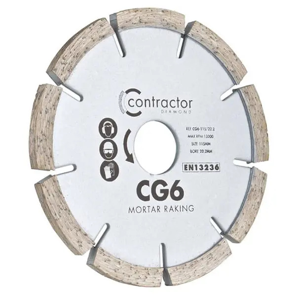 OX Contractor Diamond Blade - Mortar Raking - 125/22.23mm