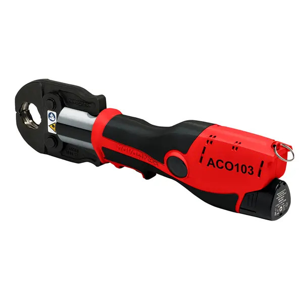 NovoPress 497788062-50001 ACO103 BT Pressing Tool 3x Profile-M Jaws - 2 x 2Ah Battery Kit