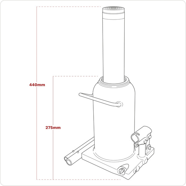 Sealey Bottle Jack 30 Tonne