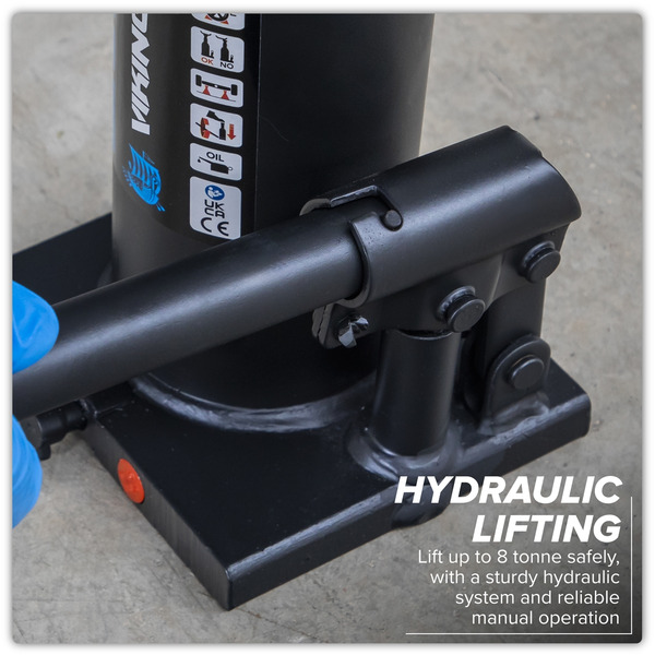 Sealey PBJ8S Viking Bottle Jack 8 Tonne