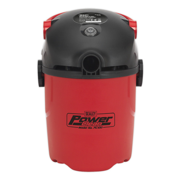 Sealey PC100 10L Vacuum Cleaner Wet & Dry 1000W/230V