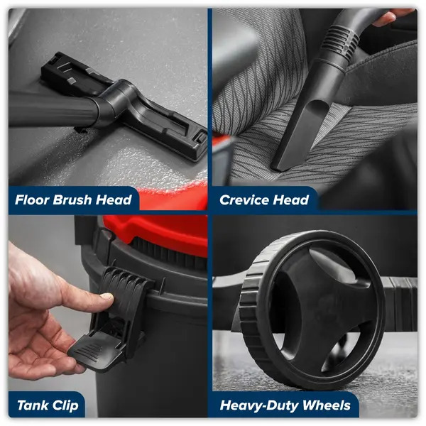 Sealey PC200 20L Vacuum Cleaner Wet & Dry 1250W/230V