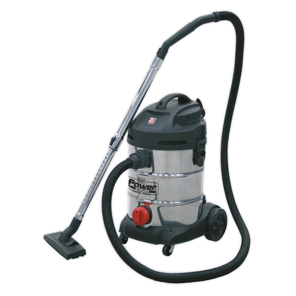 30L Vacuum Cleaner Stainless Steel Drum 1400W/230V