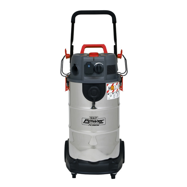 Sealey M Class Dust-Free Vacuum Cleaner Wet & Dry Stainless Steel Drum 38L 1500W/230V
