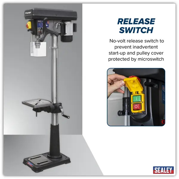 Sealey PDM170F Premier Floor Pillar Drill 16-Speed 370W 230V