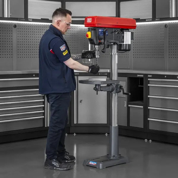 Sealey PDM240F Premier Floor Standing Pillar Drill 16-Speed 750W/230V