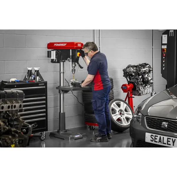 Sealey PDM260F Premier Floor Standing Pillar Drill 12-Speed 1100W/230V
