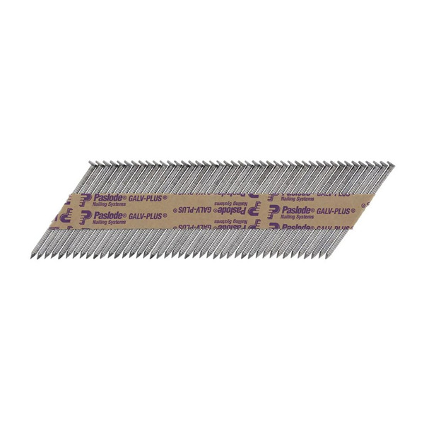 Paslode NFP 3.1x63mm ring GalvPlus nail fuel pack for IM350+ (2200 nail/2 fuel cell) RounDrive head