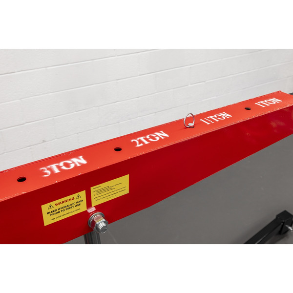 Sealey PH30 Fixed Frame Engine Crane with Extendable Legs 3 Tonne