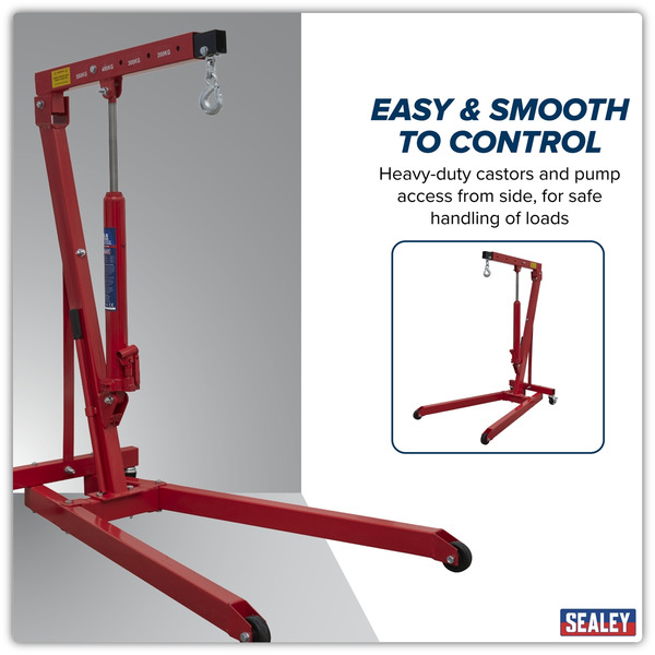 Sealey PH5 Low Profile Engine Crane 0.5 Tonne
