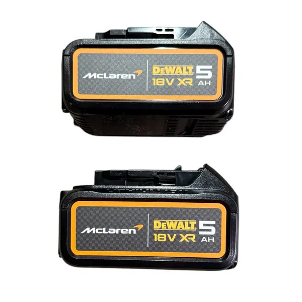 DeWalt DCB184MX2 18V XR 5.0Ah Battery McLaren F1 Edition Twin Pack