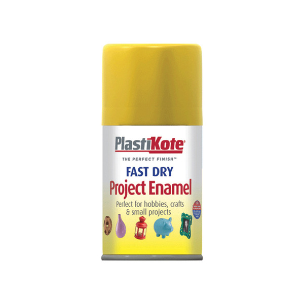 PlastiKote PKT113S Fast Dry Enamel Aerosol Buttercup Yellow 100ml