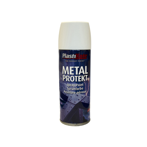 PlastiKote PKT1287 Metal Protekt Spray Satin White 400ml