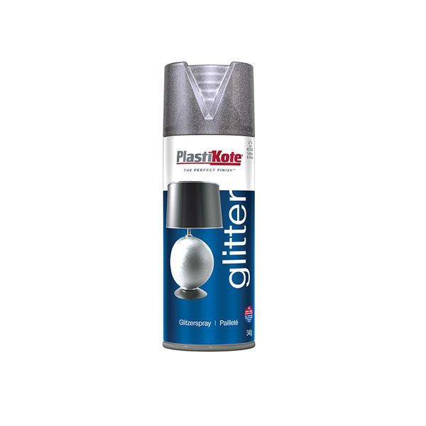 PlastiKote PKT173 Glitter Effect Spray Silver 400ml