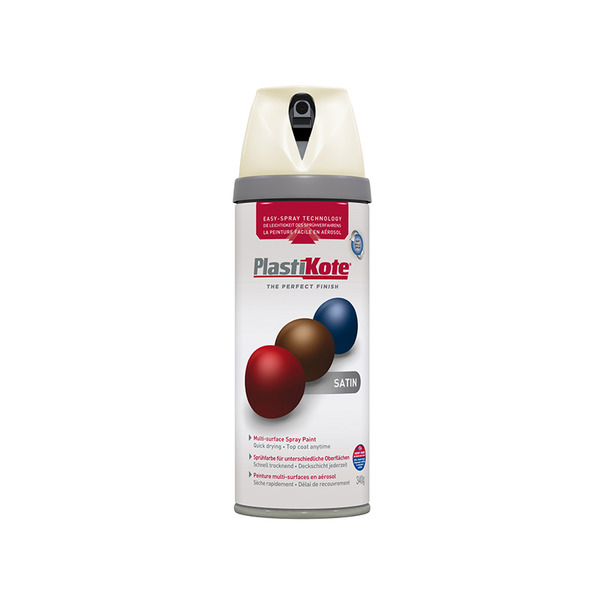 PlastiKote PKT22102 Twist & Spray Satin Porcelain 400ml
