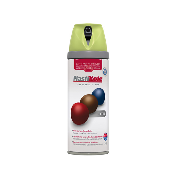 PlastiKote PKT22121 Twist & Spray Satin Pistachio 400ml